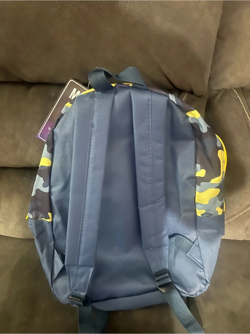 Men’s Blue & Yellow Camo Jacket/Coat